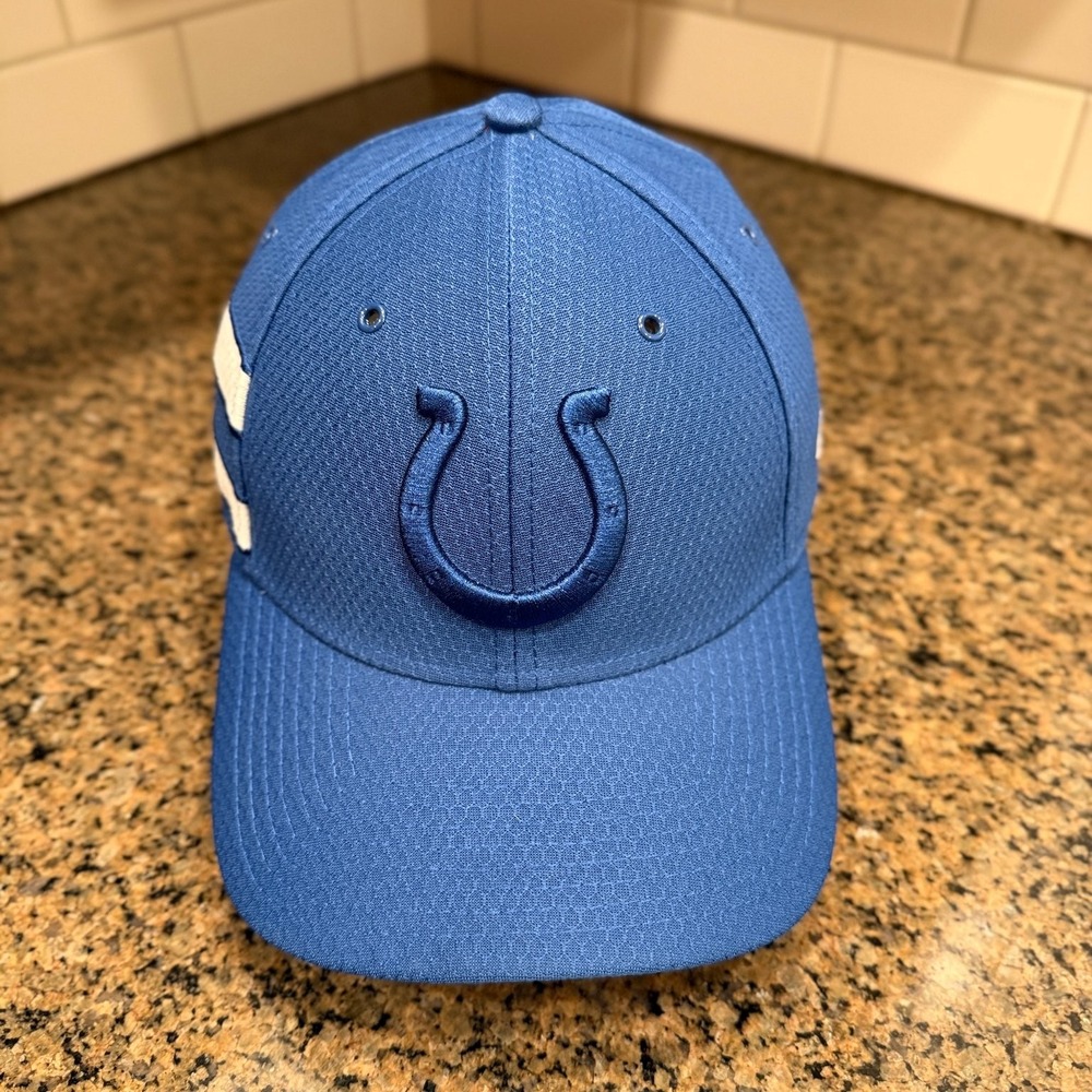 Indianapolis Colts Hat New Era 39THIRTY Men's M-L Blue NFL Logo